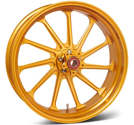 Performance Machine 18x5.5 Forged Wheel Assault  11 Spoke Race Weight - Gold Ano