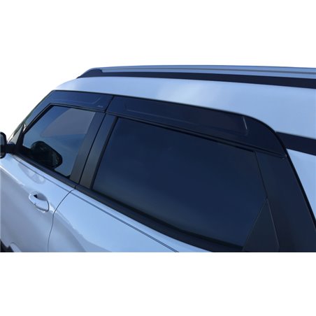 AVS 21-23 Chevrolet Trailblazer Ventvisor Low Profile Deflectors 4pc - Smoke