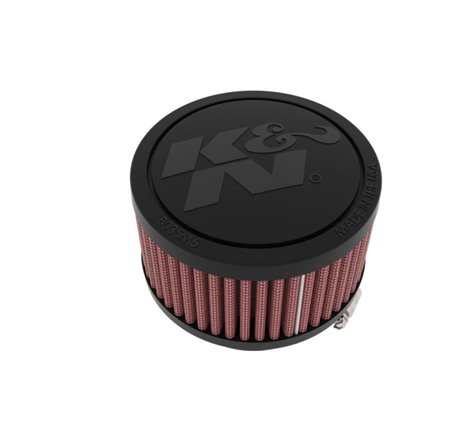 K&N Universal Clamp-On Air Filter 2.25in Flange ID 3.5in OD 2in Height