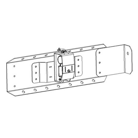 Go Rhino XRS/SRM 4-CORE Clamp Mount Kit for Hi-Lift Jack - Tex. Blk (No Drill)