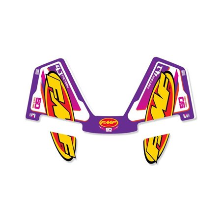 FMF Racing Retro Yamaha Factory 4.1 Rct Replacement Wrap Decal