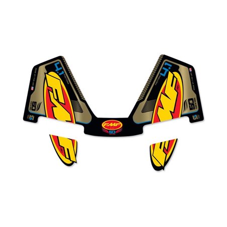 FMF Racing 50th Gold Factory 4.1 Rct Replacement Wrap Decal