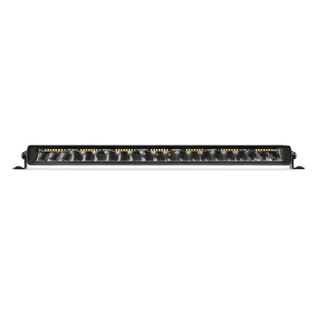 Go Rhino Xplor Blackout Combo Series Sgl Row LED Light Bar w/Amber (Side/Track Mount) 20.5in. - Blk