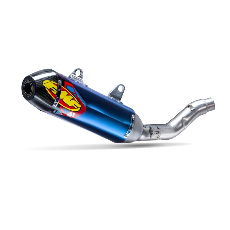 FMF Racing Yamaha YZ250F 10-13 Anod TI Factory 4.1 RCT SO Muffler w/ R.Carbon Cap