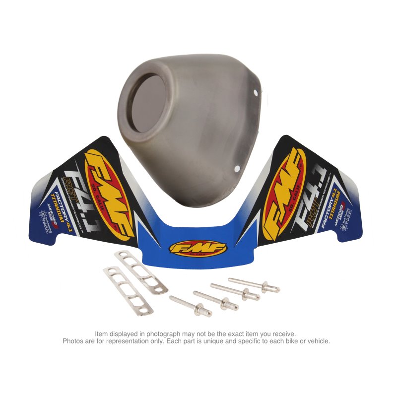 FMF Racing RCT Titanium Replacement End Cap Kit