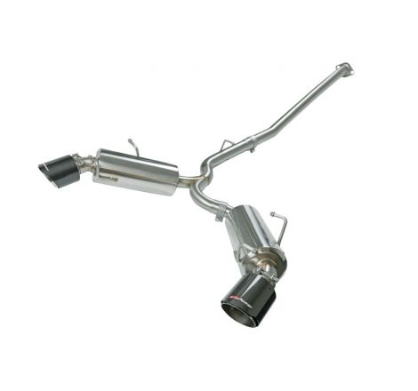 aFe Takeda Exhaust Axle-Back 13-15 Scion FRS / Subaru BRZ 304SS Carbon Fiber Dual Tips Exhaust