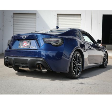 aFe Takeda Exhaust Axle-Back 13-15 Scion FRS / Subaru BRZ 304SS Carbon Fiber Dual Tips Exhaust