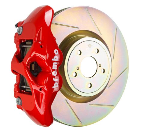 Brembo 12-16 Scion FR-S Front GT BBK 4 Piston Cast 326 x30 1pc Rotor Slotted Type1-Red