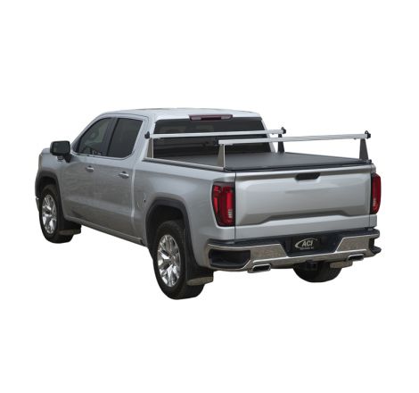 Access ADARAC Aluminum Uprights 12in Vertical Kit (2 Uprights w/ 72in Cross Bar) - Silver Truck Rack