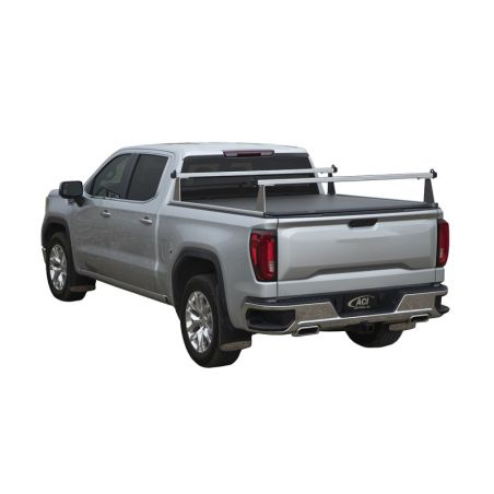 Access ADARAC Aluminum Uprights 12in Vertical Kit (2 Uprights w/ 72in Cross Bar) - Silver Truck Rack