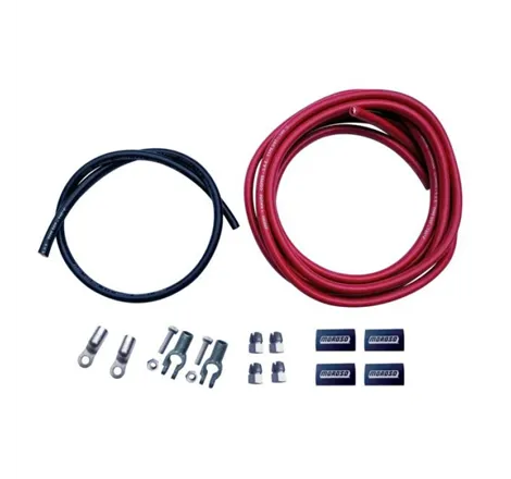 Moroso Remote Battery Cable Kit (Incl Positive & Negative Wire Screw Terminals)