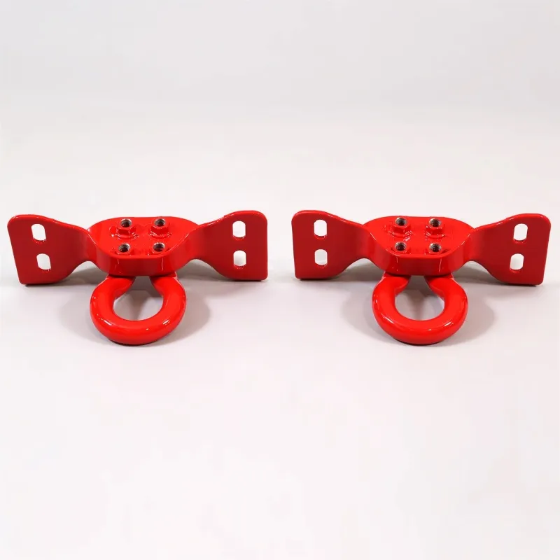 Ford Racing 17-22 Super Duty Tow Hooks - Red (Pair)