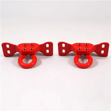 Ford Racing 17-22 Super Duty Tow Hooks - Red (Pair)