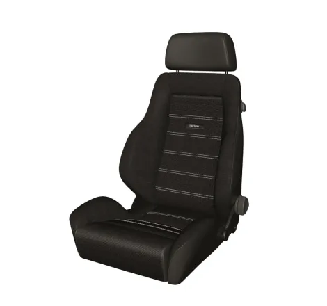 Recaro Classic LS Seat - Black Leather/Classic Corduroy