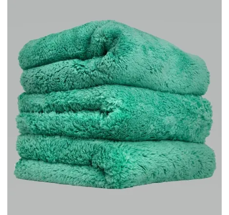 Chemical Guys Ultra Edgeless Microfiber Towel - 16in x 16in - Green - 3 Pack