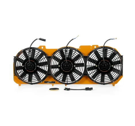 Mishimoto 89-01 Jeep Cherokee XJ 4.0L Performance Aluminum Fan Shroud w/ Controller - Gold