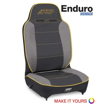 PRP Enduro High Back Reclining 4 In. Extra Tall Suspension Seat (Driver Side)