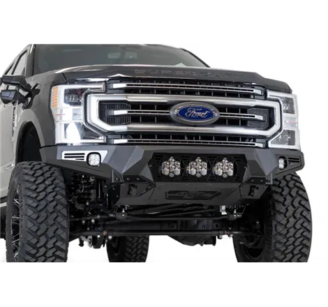 Addictive Desert Designs 17-20 Ford Super Duty Bomber Front Bumper w/ Mounts For 3 Baja Designs LP6s