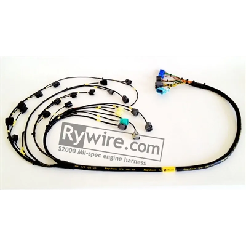 Rywire Honda S2000 AP1/AP2 (Early) Mil-Spec Engine Harness w/Quick Disconnect/OE Coils/Inj/ECU Plugs