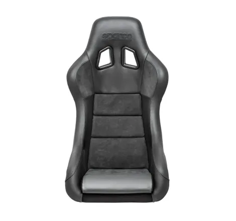 Sparco Seat QRT Performance Leather/Alcantara Black (Must Use Side Mount 600QRT)