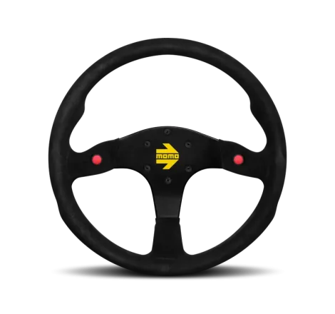 Momo MOD80 Steering Wheel 350 mm -  Black Suede/Black Spokes