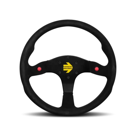 Momo MOD80 Steering Wheel 350 mm -  Black Suede/Black Spokes