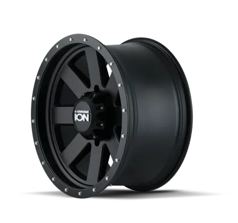 ION Type 134 20x9 / 8x170 BP / 0mm Offset / 130.8mm Hub Matte Black/Black Beadlock Wheel