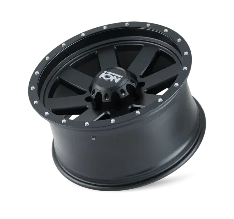 ION Type 134 20x9 / 8x170 BP / 0mm Offset / 130.8mm Hub Matte Black/Black Beadlock Wheel