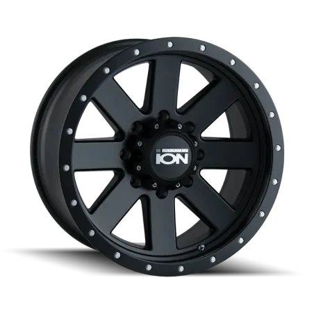 ION Type 134 20x9 / 8x170 BP / 0mm Offset / 130.8mm Hub Matte Black/Black Beadlock Wheel