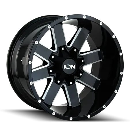 ION Type 141 20x12 / 8x165.1 BP / -44mm Offset / 130.8mm Hub Gloss Black Milled Wheel