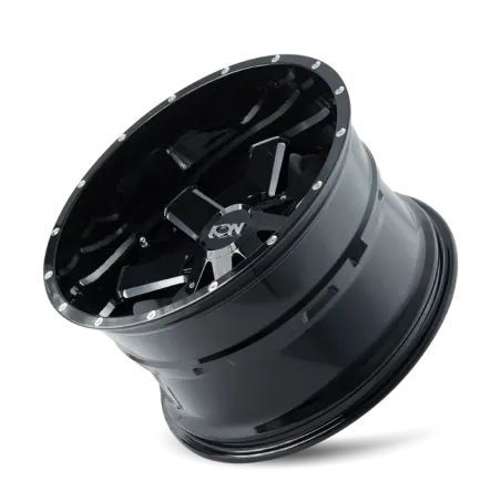 ION Type 141 20x12 / 8x165.1 BP / -44mm Offset / 130.8mm Hub Gloss Black Milled Wheel