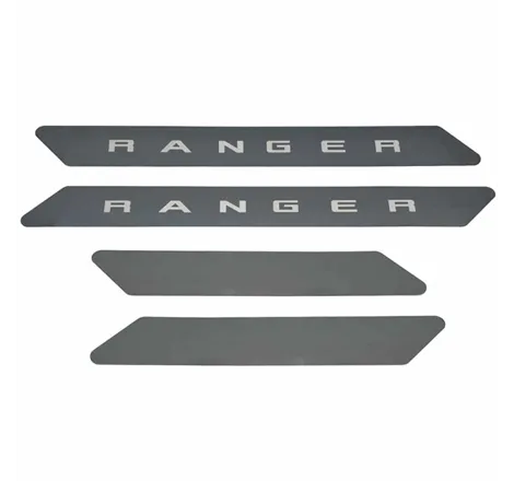 Putco 19-20 Ford Ranger SuperCrew - w/ RANGER Etching (4pcs) Black Platinum Door Sills