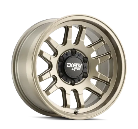 Dirty Life 9310 Canyon 17x9 / 6x139.7 BP / -12mm Offset / 106mm Hub Satin Gold Wheel