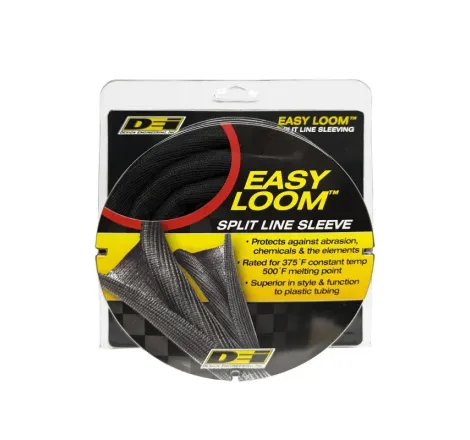 DEI Split Wire Sleeve Easy Loom 16mm-5/8in x 12 Black