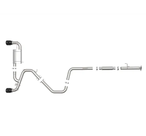 aFe Hyundai Veloster N 21-22 L4-2.0L (t) Takeda Cat-Back Exhaust System- Black Tips