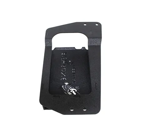 Fishbone Offroad 12-17 Jeep Wrangler JK Steel EVAP Canister Skid Plates - Black Textured Powdercoat