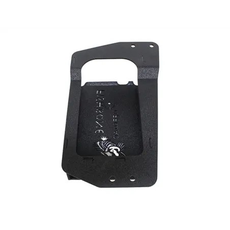 Fishbone Offroad 12-17 Jeep Wrangler JK Steel EVAP Canister Skid Plates - Black Textured Powdercoat