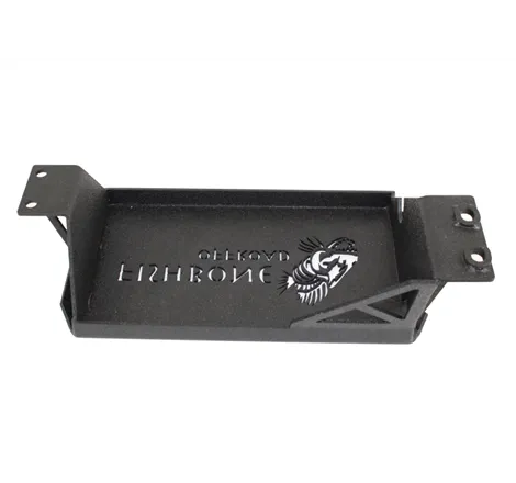 Fishbone Offroad 07-11 Jeep Wrangler JK Steel EVAP Canister Skid Plates - Black Textured Powdercoat