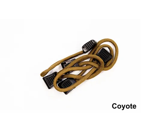 Fishbone Offroad Paracord Zipper Pulls 5 Pcs Coyote