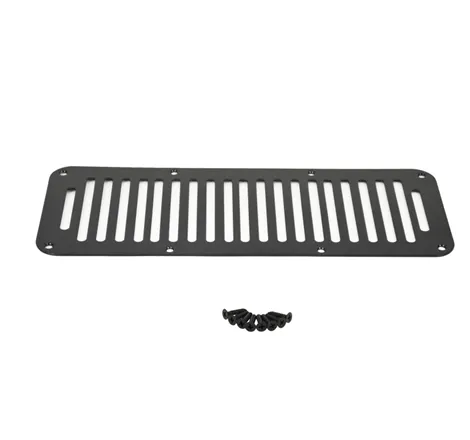 Kentrol 87-95 Jeep Wrangler YJ Hood Vent 8 Holes - Powdercoat Black