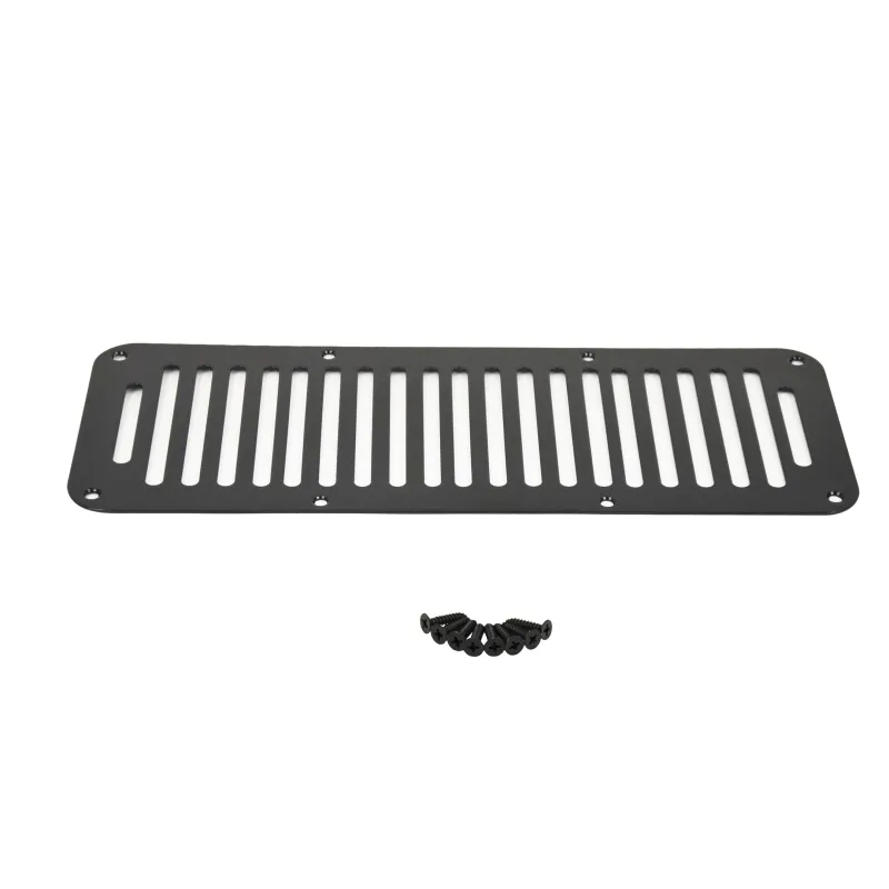 Kentrol 87-95 Jeep Wrangler YJ Hood Vent 8 Holes - Powdercoat Black