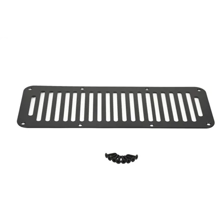 Kentrol 87-95 Jeep Wrangler YJ Hood Vent 8 Holes - Powdercoat Black