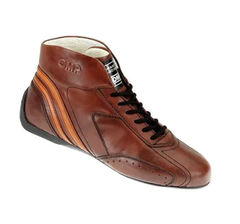 OMP Carrera Low Boots My2021 Brown - Size 42 (Fia 8856-2018)