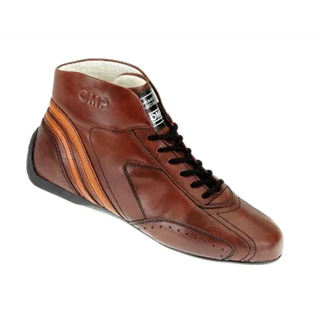 OMP Carrera Low Boots My2021 Brown - Size 42 (Fia 8856-2018)