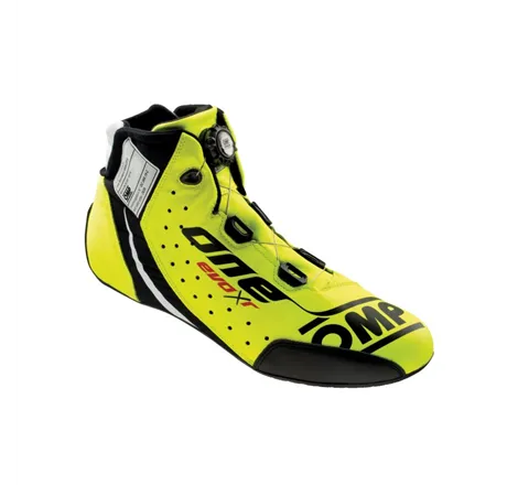 OMP One Evo X R Shoes Fluorescent Yellow - Size 38 (Fia 8856-2018)