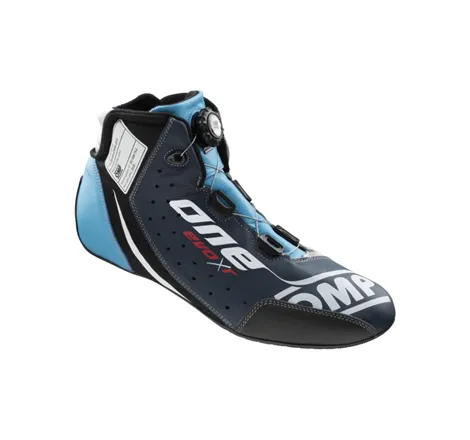 OMP One Evo X R Shoes Blue/Silver/Cyan - Size 44 (Fia 8856-2018)