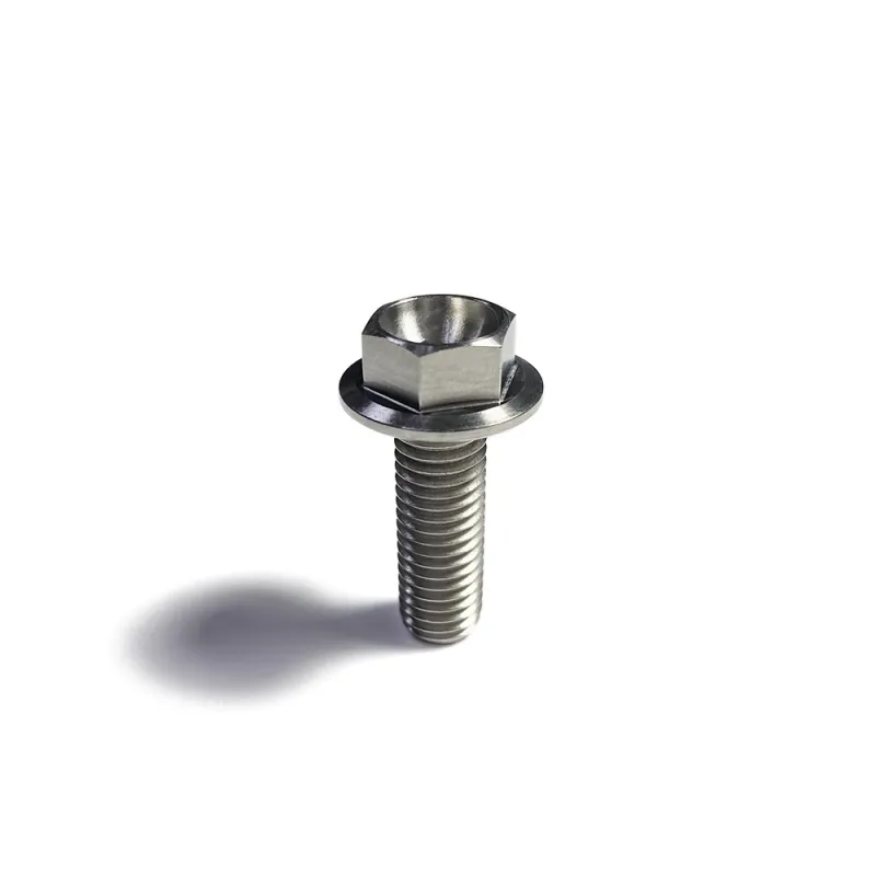 Ticon Industries Titanium Bolt Flanged M10x35x1.5TP 14mm 6pt Head