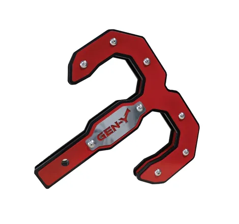 Gen-Y Hulk 2.5 21K Tow Hook 2.5in Shank - Black/Red