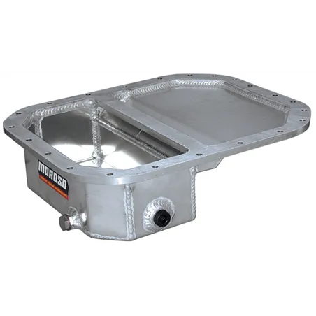 Moroso Mazda 13B Rotary (w/Front Sump) Drag Race Baffled Wet Sump 6.25qt 4in Aluminum Oil Pan