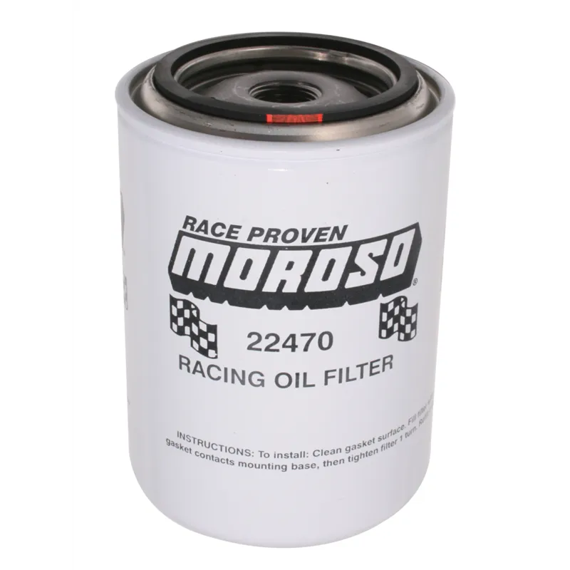 Moroso Ford/Mopar/Import 3/4in Thread 5-1/4in Tall Oil Filter - Racing